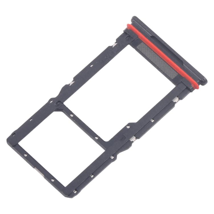 Bandeja para tarjeta SIM y micro SD original para Motorola Moto G56 (10 unidades, negra)