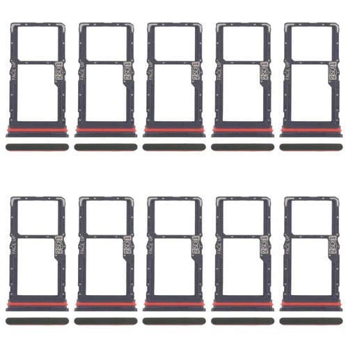 Bandeja para tarjeta SIM original + bandeja para tarjeta Micro SD (verde) para Motorola Moto G56 (10 unidades)