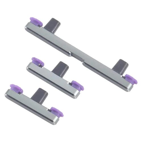 Para Motorola Edge 60 Pro 10 pares de botones de encendido y control de volumen (gris)