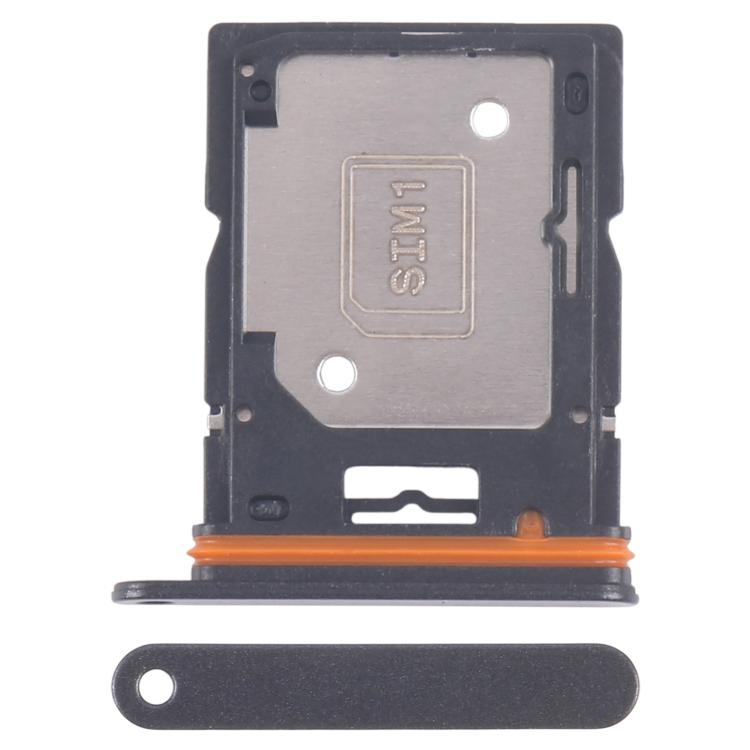 Bandeja para tarjeta SIM + bandeja para tarjeta SIM/tarjeta micro SD para CMF Phone 2 Pro (negro)