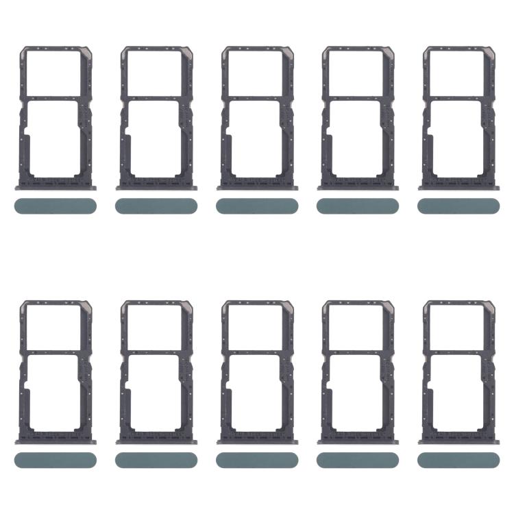 Bandeja para tarjeta SIM original OPPO A80 5G CPH2639 (10 unidades) + bandeja para tarjeta SIM/tarjeta micro SD (verde)