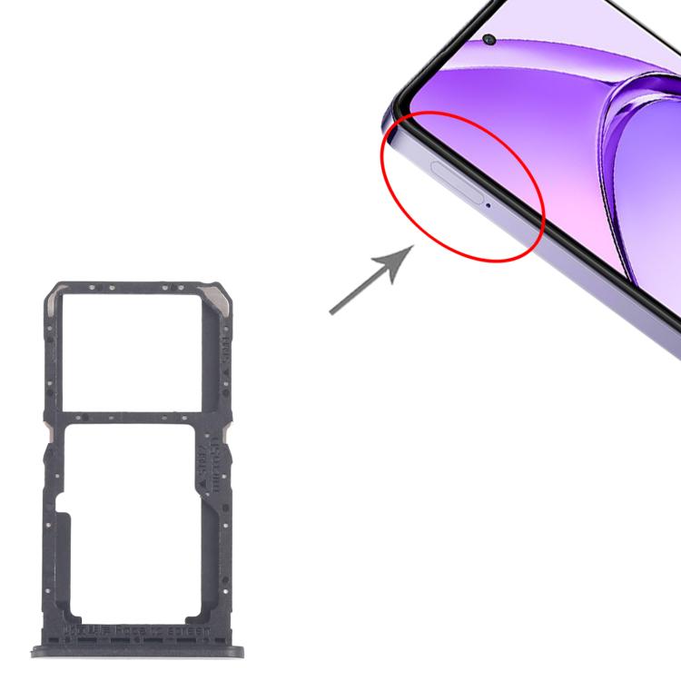 Bandeja para tarjeta SIM original OPPO A80 5G CPH2639 (10 unidades) + bandeja para tarjeta SIM/tarjeta micro SD (verde)