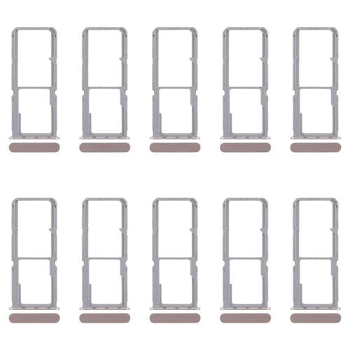 Bandejas para tarjeta SIM original (10 unidades) + bandeja para tarjeta SIM + bandeja para tarjeta Micro SD (dorada) para OPPO Reno7 4G CPH2363