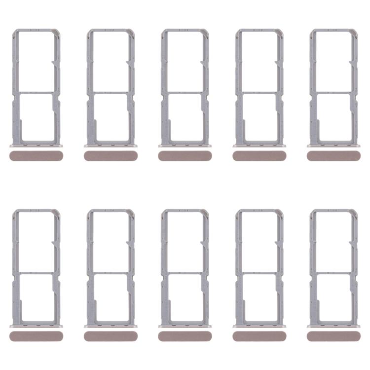 Bandejas para tarjeta SIM original (10 unidades) + bandeja para tarjeta SIM + bandeja para tarjeta Micro SD (dorada) para OPPO Reno7 4G CPH2363