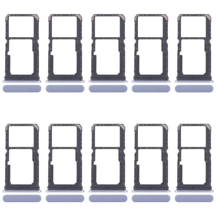 Bandeja para tarjeta SIM original (10 unidades, azul) para OPPO Reno11 F CPH2603