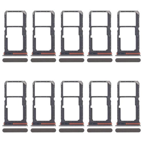 Bandejas para tarjeta SIM original (10 unidades) + bandeja para tarjeta SIM/tarjeta Micro SD (dorada) para OPPO A5 Pro 4G CPH2711