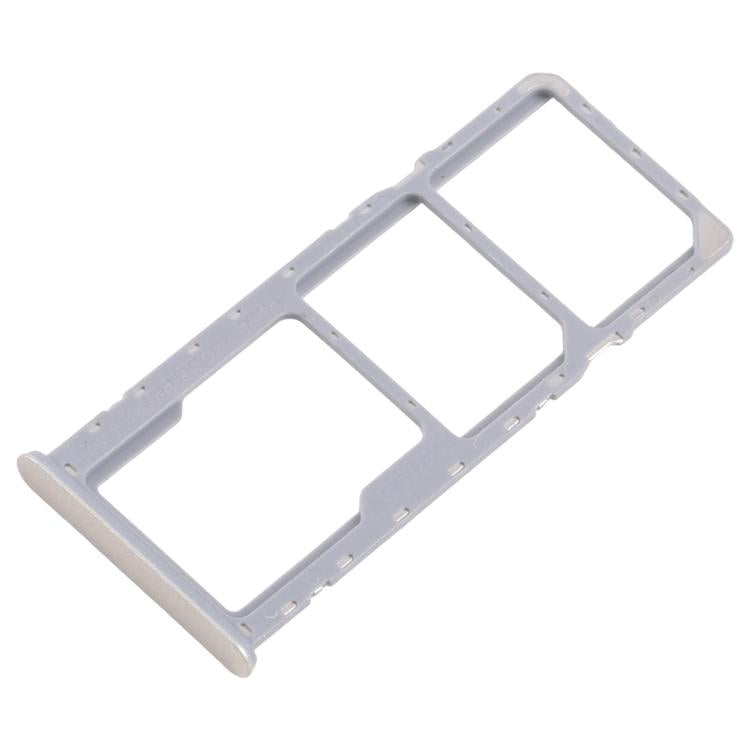 Bandeja para tarjeta SIM original Realme C51 RMX3830 (10 unidades) + bandeja para tarjeta SIM + bandeja para tarjeta Micro SD (dorada)