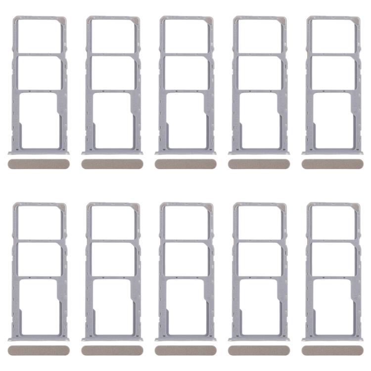 Bandeja para tarjeta SIM original Realme C53 India RMX3762 (10 unidades) + bandeja para tarjeta SIM + bandeja para tarjeta Micro SD (dorada)