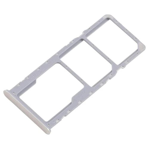 Bandeja para tarjeta SIM original Realme C53 India RMX3762 (10 unidades) + bandeja para tarjeta SIM + bandeja para tarjeta Micro SD (dorada)