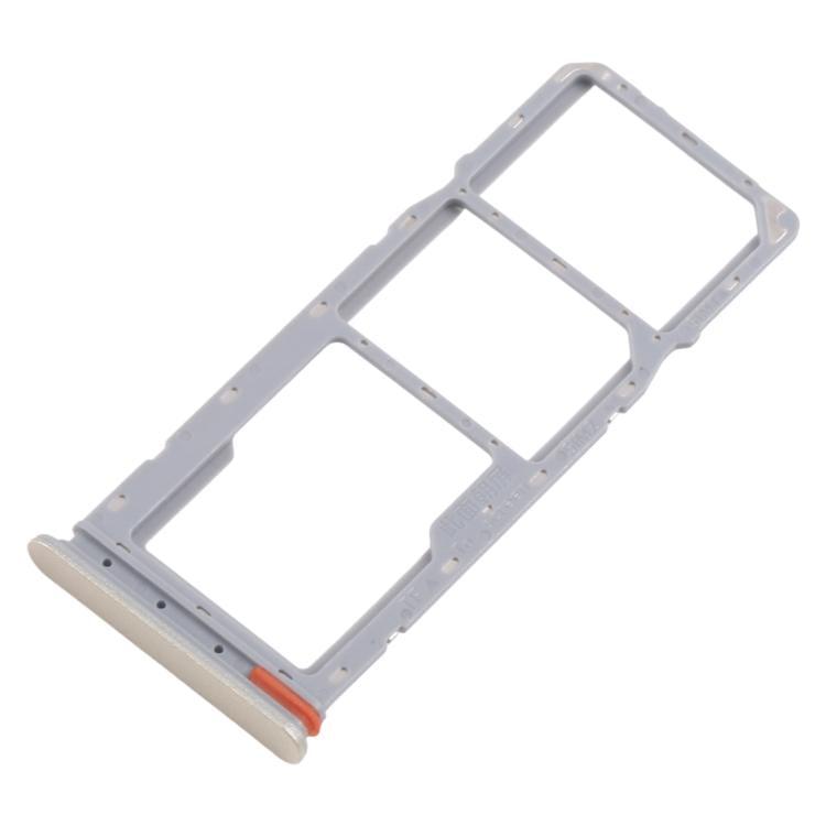 Para Realme C75 4G RMX3941, 10 bandejas originales para tarjeta SIM + bandeja para tarjeta SIM + bandeja para tarjeta Micro SD (dorada)