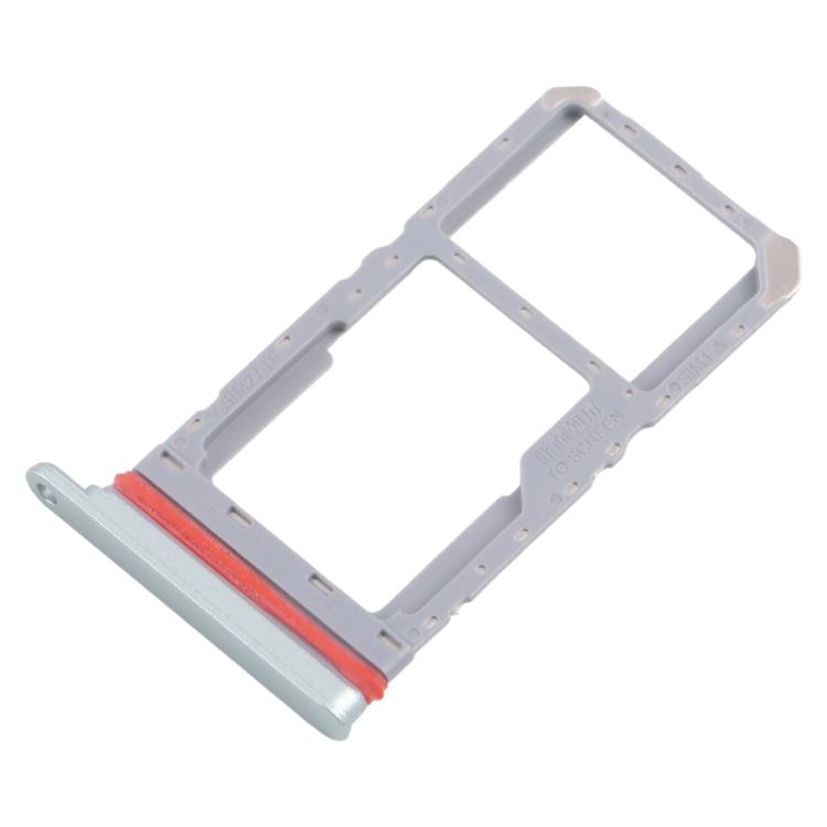 Bandeja para tarjeta SIM original Realme 13 5G RMX3951 (10 unidades) + bandeja para tarjeta SIM/tarjeta Micro SD (verde)