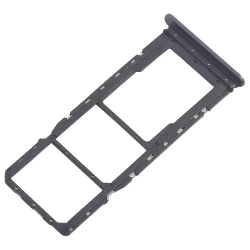Para Realme C65 4G RMX3910, 10 bandejas SIM originales + bandeja para tarjeta SIM + bandeja para tarjeta Micro SD (negra)
