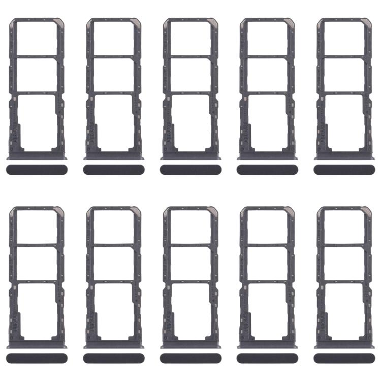 Bandeja para tarjeta SIM original Realme 11 5G RMX3780 (10 unidades) + bandeja para tarjeta SIM + bandeja para tarjeta Micro SD (negro)