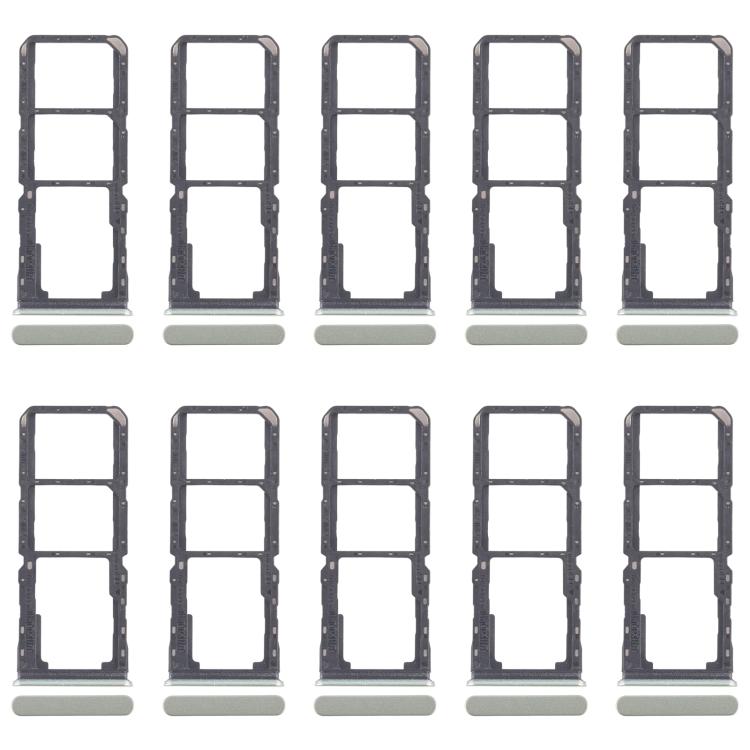 Bandeja para tarjeta SIM original Realme 11x 5G RMX3785 (10 unidades) + bandeja para tarjeta SIM + bandeja para tarjeta Micro SD (verde)