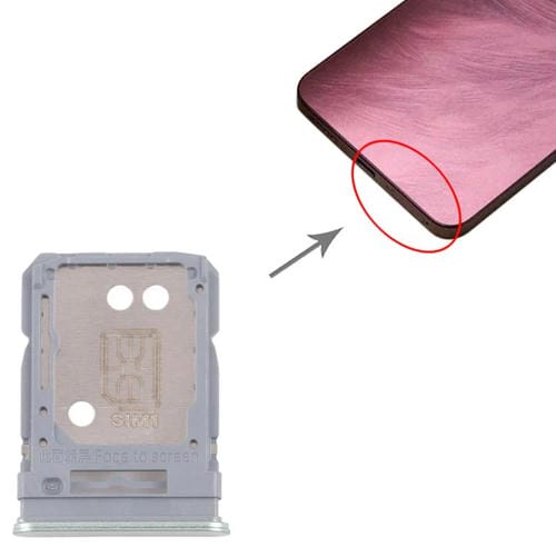 Bandeja para tarjeta SIM original Realme P1 RMX3870 (10 unidades) + bandeja para tarjeta SIM/tarjeta micro SD (verde)