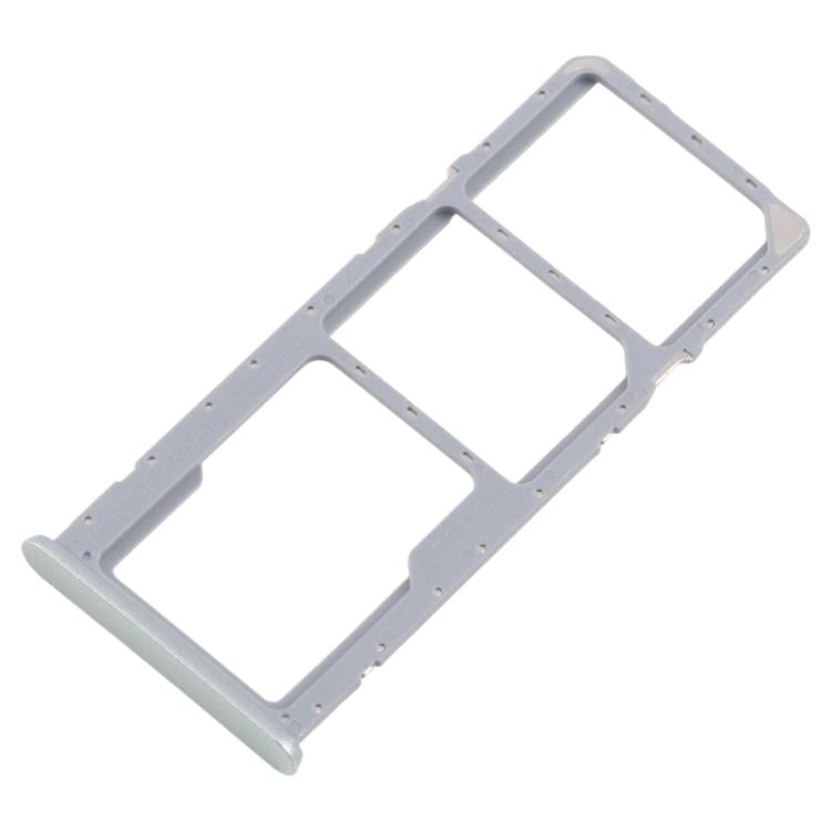 Para Realme C63 5G RMX3950, 10 bandejas SIM originales + bandeja para tarjeta SIM + bandeja para tarjeta Micro SD (verde)