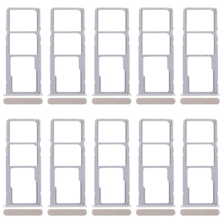 Bandejas para tarjeta SIM original Realme C63 5G RMX3950 (10 unidades) + bandeja para tarjeta SIM + bandeja para tarjeta Micro SD (dorada)