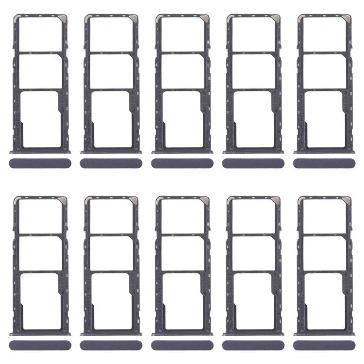 Bandejas para tarjeta SIM original (10 unidades) + bandeja para tarjeta SIM + bandeja para tarjeta Micro SD (morado) para Realme Narzo N63 4G