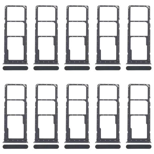 Para Realme Narzo C71 4G RMX5303, 10 bandejas SIM originales + bandeja para tarjeta SIM + bandeja para tarjeta Micro SD (verde oscuro)