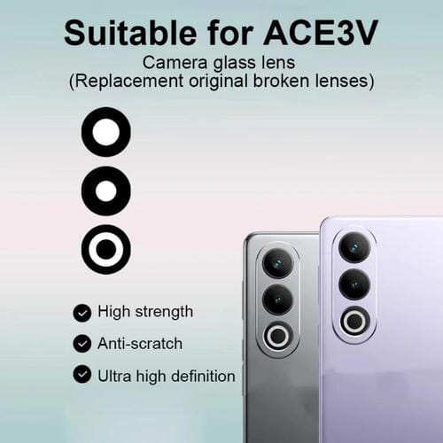 Juego de lentes para cámara trasera para OnePlus Ace 3V