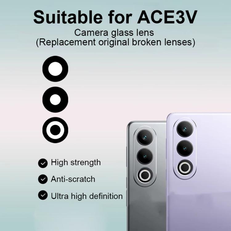 Juego de lentes para cámara trasera para OnePlus Ace 3V