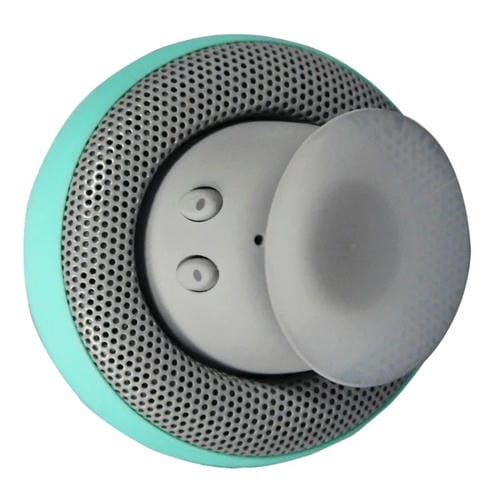 Altavoz Bluetooth Forma de Hongo Soporte de Succión (Verde)