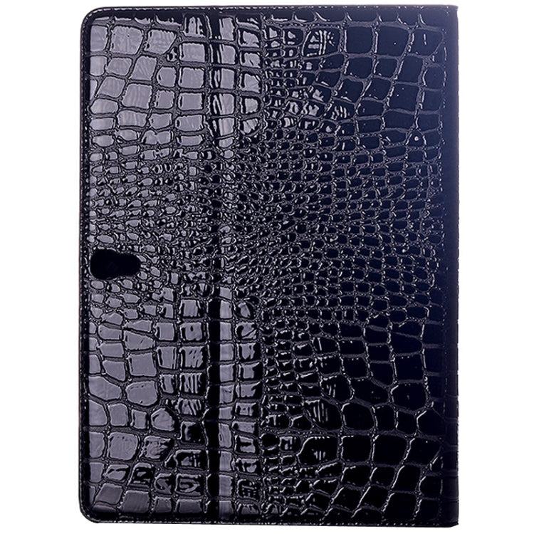 Funda para Tablet Samsung Galaxy Tab S 10.5 T800 Piel Textura Cocodrilo Soporte (Negro)