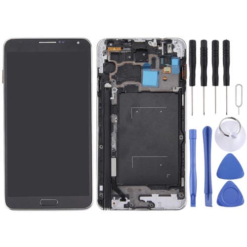 Pantalla Completa Samsung Galaxy Note 3 / N900A / N900T con Marco (Negro)