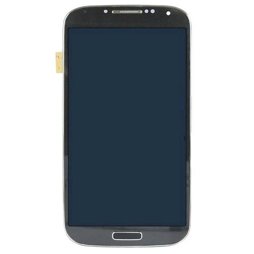 LCD-Bildschirm Samsung Galaxy S4 i337/m919 mit Rahmen (Schwarz)