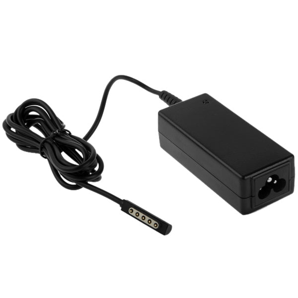 Mini Adaptador de CA Repuesto 12V 2A 24W para Microsoft Surface Laptop (Negro)