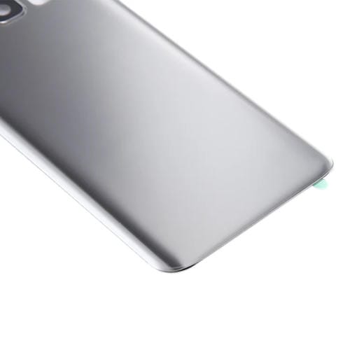 Copertura posteriore della batteria Samsung Galaxy S8+ / G955 con obiettivo della fotocamera e adesivo (Argento)