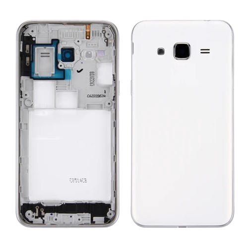 Tampa Traseira da Bateria e Moldura Samsung Galaxy J3 J320 (Cartão Duplo) (Branco)