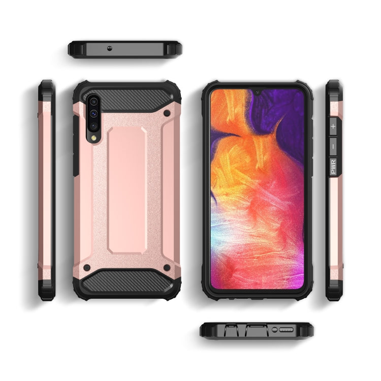 Estuche combinado Magic Armor TPU + PC para Galaxy A50 (gris)