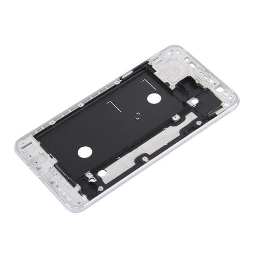 Frente do invólucro LCD Samsung Galaxy J7 J710 Moldura Moldura Placa (Prata)