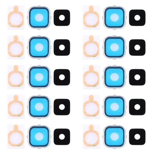 Aro da câmara traseira e lente Samsung Galaxy Alpha G850 com autocolante (10 peças)