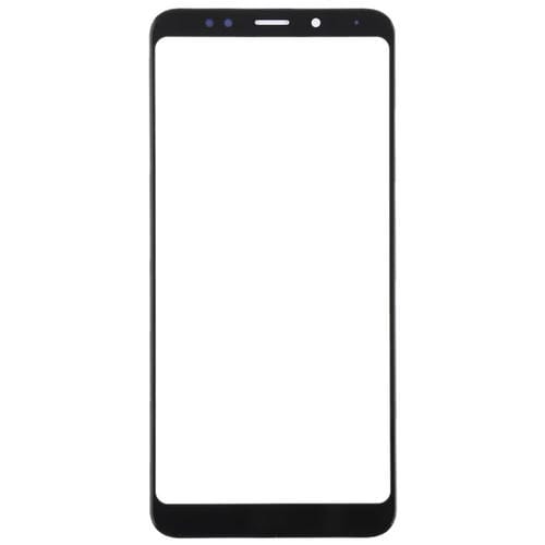 Lente de Vidro Exterior Ecrã Frontal Xiaomi Redmi Note 5 e Note 5 Pro (Preto)