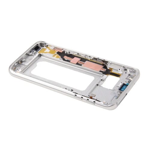 Carcasa Frontal LCD Marco Bisel Samsung Galaxy S7 / G930 (Plata)