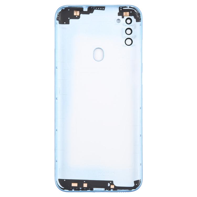 Carcasa trasera con tapa para lente de cámara para Samsung Galaxy A11 SM-A115F (azul)