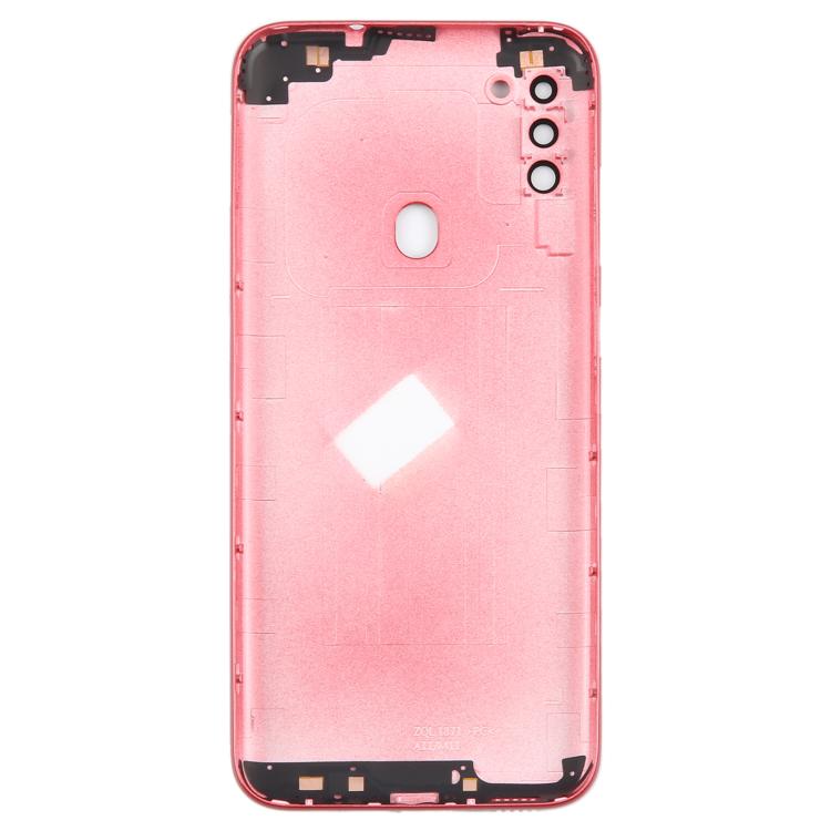 Carcasa trasera con tapa para lente de cámara para Samsung Galaxy A11 SM-A115F (roja)