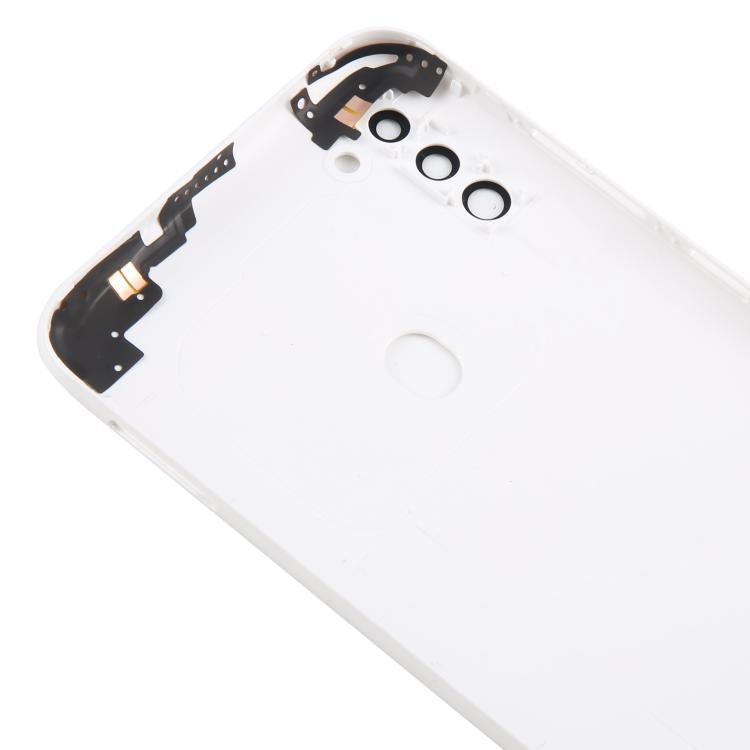 Carcasa trasera con tapa para lente de cámara para Samsung Galaxy A11 SM-A115F (blanca)