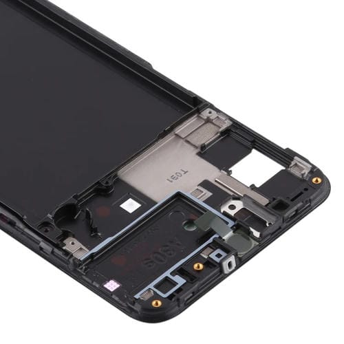 Carcasa Frontal Samsung Galaxy A30s Marco LCD Placa de Bisel (Negro)