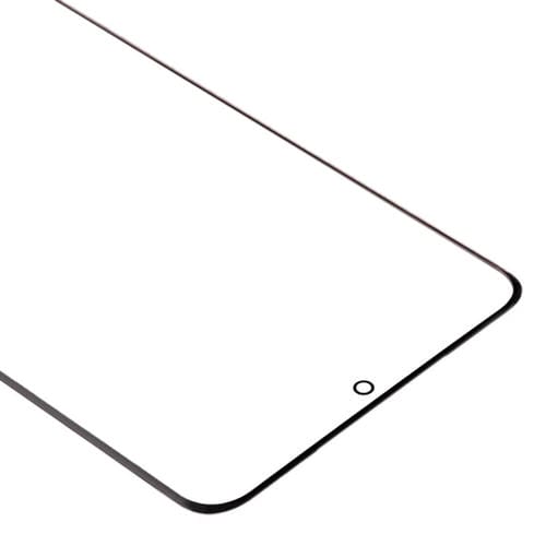 Lente de Vidro Exterior Ecrã Samsung Galaxy S20+ (Preto) Frontal