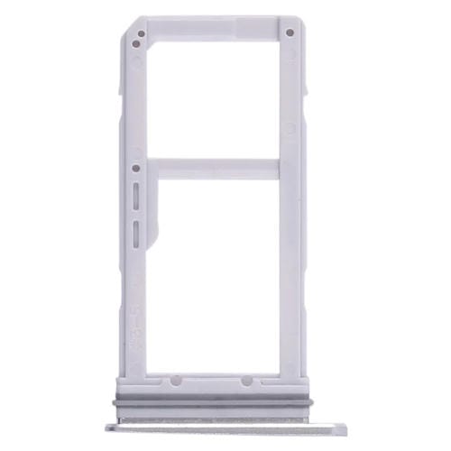 SIM-Karten- und Micro-SD-Kartenfach Samsung Galaxy S7 Edge (Weiß)