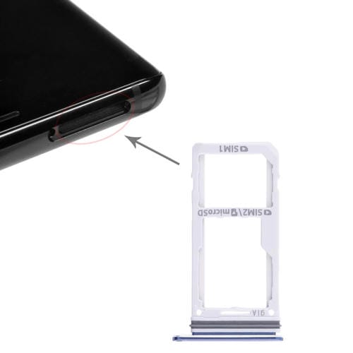 Plateau de carte SIM et Micro SD Samsung Galaxy Note 8 (Bleu)