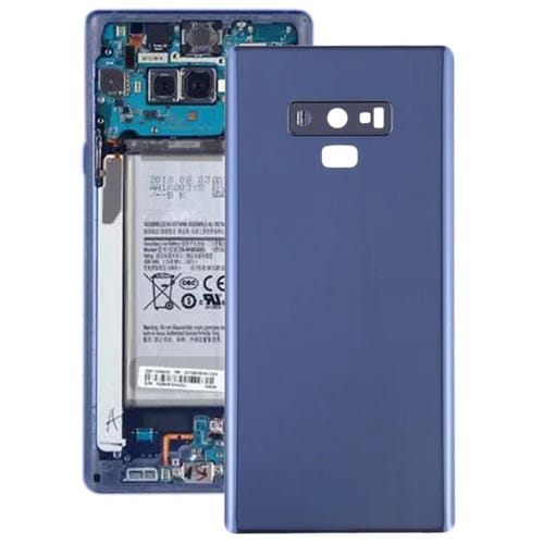 Copertura posteriore della batteria Samsung Galaxy Note 9 con obiettivo della fotocamera (blu)
