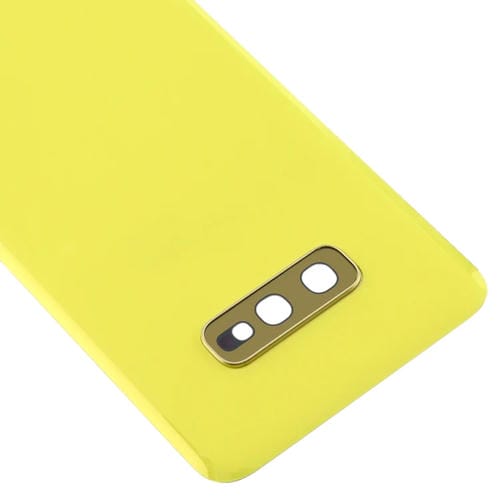 Tappo posteriore della batteria con lente della fotocamera Samsung Galaxy S10e (Giallo)