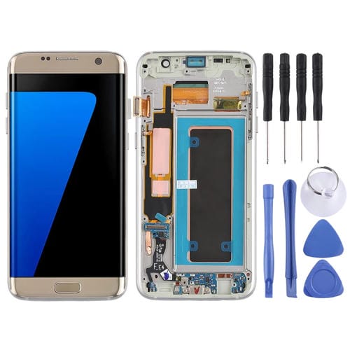 Pantalla Completa Samsung Galaxy S7 Edge / G935F / G935FD Original Super AMOLED / (Dorado)