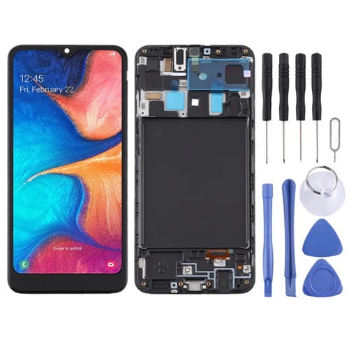 Schermo TFT LCD Samsung Galaxy A20 SM-A205F (Versione UE) (Nero)