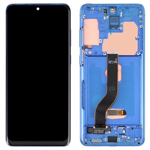 Super AMOLED Samsung Galaxy S20+ 5G SM-G986B/G985 LCD Screen with Frame (Dark Blue)