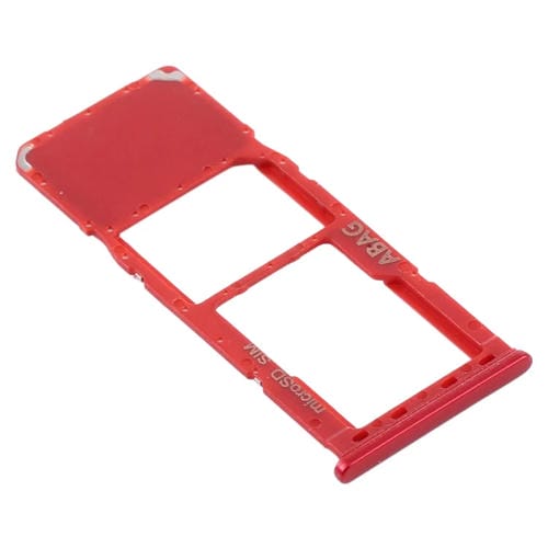Plateau de carte SIM et Micro SD Samsung Galaxy A21s (Rouge)